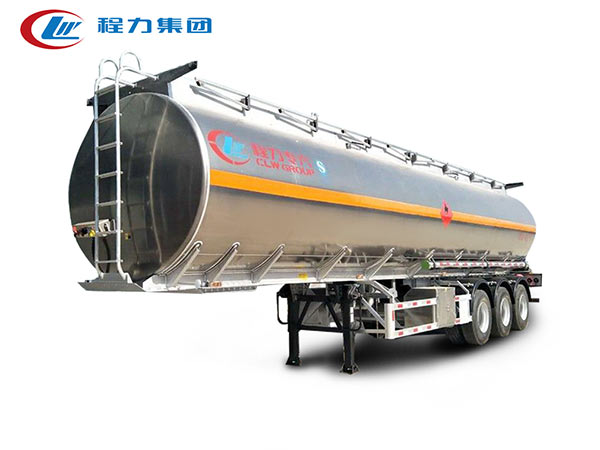 46立方鋁合金運(yùn)油半掛車
