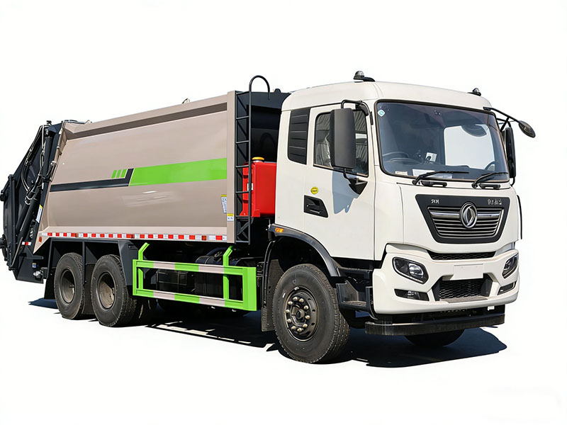 東風天龍后八輪22方壓縮垃圾車