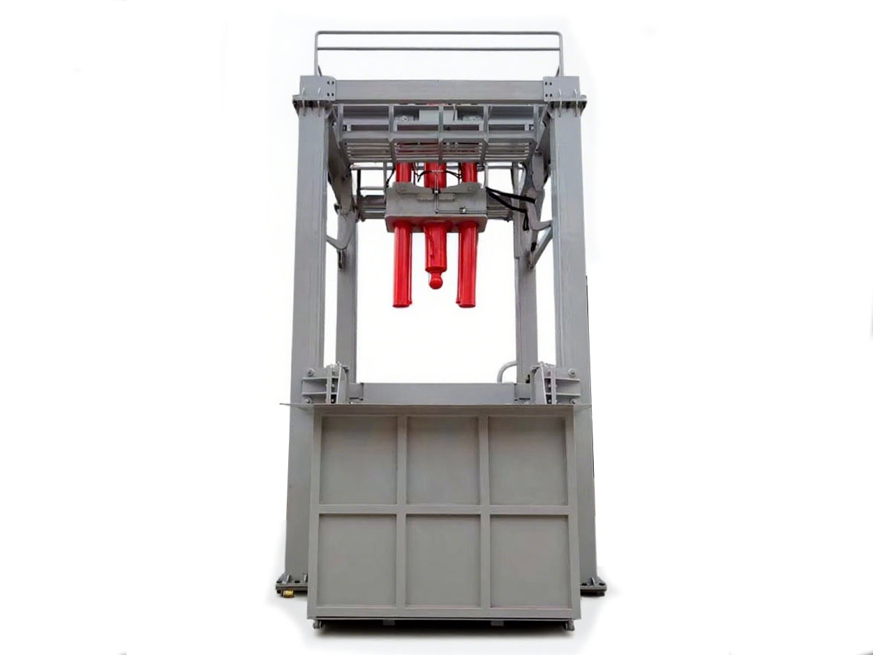 三缸四柱垂直式垃圾壓縮設(shè)備